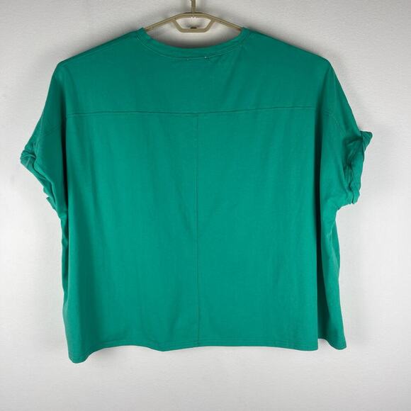 Fantastic Fawn Rolling Stones Green Oversized Shirt Tongue Graphic Womens Medium - Picture 4 of 12